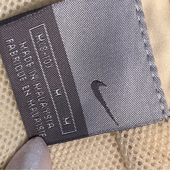 Nike Performance Golf Running Jacket Yellow & Gray lined Sz 8-10 Women’s - Picture 8 of 10